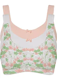 Reggiseno senza ferretto con cotone (pacco da 3), bonprix