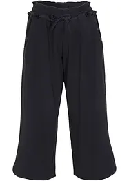 Pantaloni culotte a 3/4 in jersey con cinta comoda, bonprix