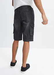 Bermuda cargo lunghi in jeans, relaxed fit, bonprix