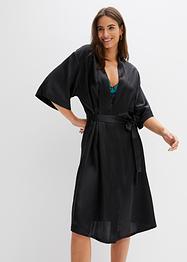 Kimono lungo in satin, BODYFLIRT