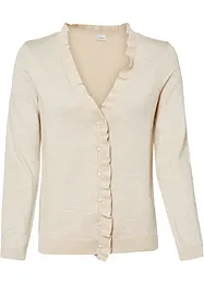 Cardigan con colletto, bonprix