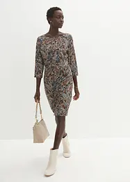 Abito in maglina con fantasia paisley, bonprix