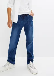 Jeans con elastico in vita e taglio comfort loose fit, straight, bonprix