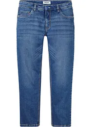 Jeans elasticizzati con cotone riciclato loose fit, straight, bonprix