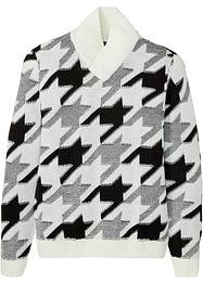 Maglione con collo a scialle, RAINBOW