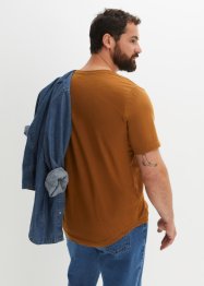 T-shirt in cotone biologico con taschino (pacco da 2), RAINBOW