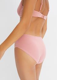 Slip alto (pacco da 4) con cotone biologico, bpc bonprix collection