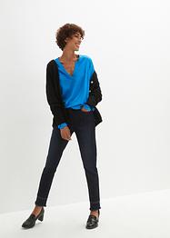 Jeans cropped elasticizzati con glitter, bpc selection