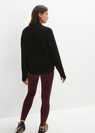 Felpa con collo abbottonato, bpc bonprix collection