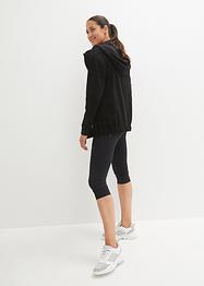 Felpa con zip e cappuccio extra morbida con modal, bpc bonprix collection