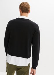 Maglione con inserto camicia, bpc selection