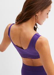 Reggiseno bustier senza cuciture con pizzo Feel Comfort, bpc bonprix collection