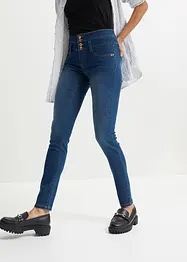 Jeans a vita alta con abbottonatura, bonprix