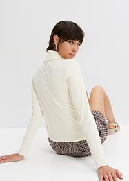Maglia a costine con collo alto, RAINBOW