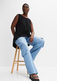 Jeans cargo in puro cotone, RAINBOW
