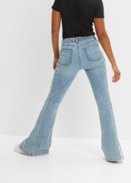 Jeans a zampa con spacchi, RAINBOW