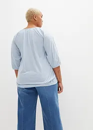 Maglia in cotone biologico con scollo quadrato, bonprix