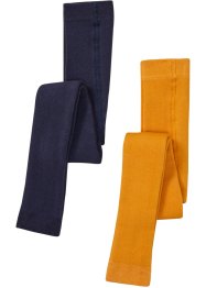 Leggings termici in maglia (pacco da 2) con cotone biologico, bpc bonprix collection