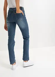 Jeans elasticizzati straight, vita media, bonprix