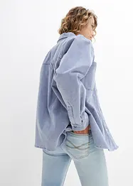 Giacca-camicia oversize in velluto, bonprix