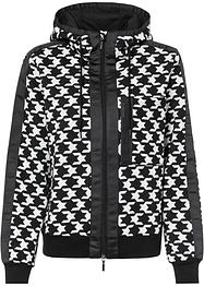 Felpa con zip in pied de poule, bpc selection