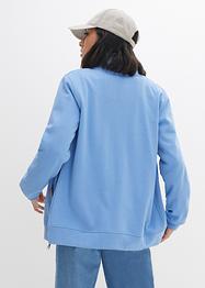 Felpa lunga con zip, John Baner JEANSWEAR