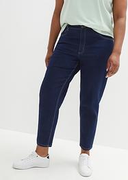 Mom jeans elasticizzati cropped, John Baner JEANSWEAR