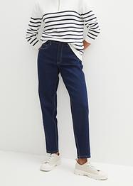 Mom jeans elasticizzati cropped, John Baner JEANSWEAR