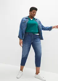 Mom jeans con cotone biologico, a vita alta, bonprix