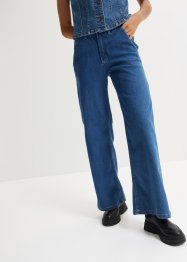 Jeans paperbag elasticizzati a vita alta, wide leg, John Baner JEANSWEAR