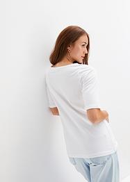 Maglia a mezze maniche con scollo a barchetta, bpc bonprix collection