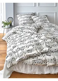 Biancheria da letto con note musicali, bonprix