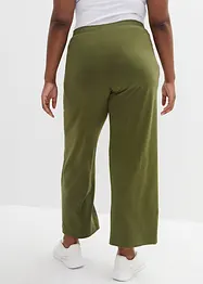 Pantaloni in maglina a palazzo con cinta comoda, bonprix