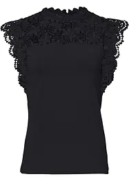 Maglia con inserto in pizzo, bonprix