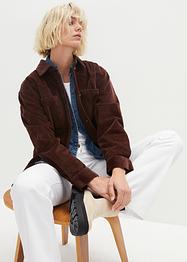 Giacca-camicia oversize in velluto, John Baner JEANSWEAR