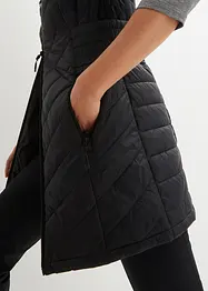 Gilet lungo trapuntato ultra leggero con sacchetto, bonprix