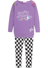 Maglia lunga e leggings (set 2 pezzi), bpc bonprix collection
