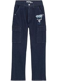 Jeans cargo wide leg, loose fit, John Baner JEANSWEAR