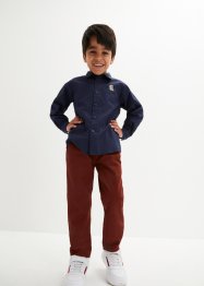 Pantaloni chino e camicia (set 2 pezzi), bpc bonprix collection