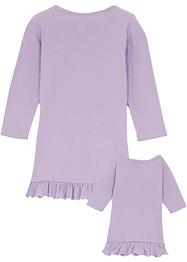 Camicia da notte + abito per bambole in cotone biologico (set 2 pezzi), bpc bonprix collection