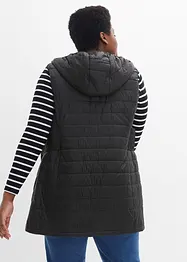 Gilet lungo trapuntato ultra leggero con sacchetto, bonprix