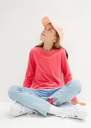 Maglia a maniche lunghe in puro cotone (pacco da 3), bonprix