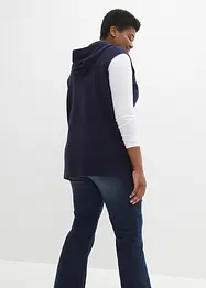 Gilet in maglia con cappuccio, bonprix