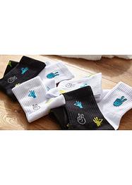 Calzini corti da tennis (pacco da 6 paia) con cotone biologico, bpc bonprix collection