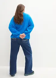 Maglione in filato piumato morbido, bonprix