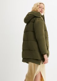 Giacca invernale oversize con cappuccio in poliestere riciclato, bpc bonprix collection