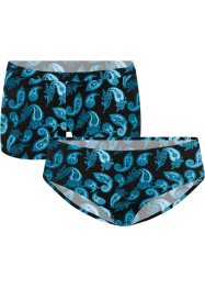 Slip bikini e pantaloncini da mare (set 2 pezzi) in poliammide riciclata, bpc bonprix collection