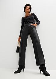 Pantaloni in similpelle, BODYFLIRT boutique