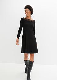 Abito in maglia con pizzo, BODYFLIRT boutique
