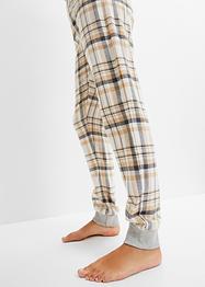 Pigiama con pantaloni in flanella, bpc bonprix collection